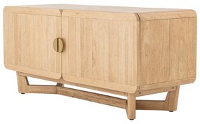 Komoda z litego drewna kauczukowego w naturalnym kolorze 120x55x45 cm Serrone – Bloomingville