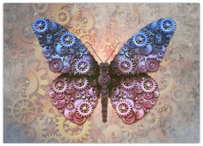 Obraz - Steampunk motyl (70x50 cm)