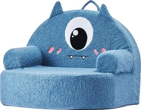 Fotel SucceBuy dla Dzieci Wygodny w Stylu Potwora, Dziecięce Krzesło z Pianki z Podłokietnikami, Sofa dla Maluchów Wyjmowana i Zmywalna, z Gąbki 28D
