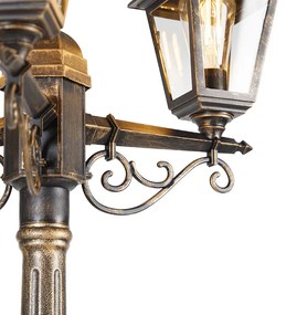 Inteligentny lampion antyczne złoto 3-źródła światła IP44 z Wifi ST64 - Capital