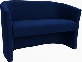 Sofa CLUB tapicerowana : Kolor tkaniny - VELVET - MG16, Typ tkaniny - Velvet