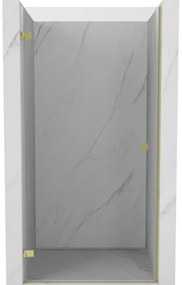 Mexen Lunar-B drzwi prysznicowe uchylne lewe 85 cm, transparent, złote - 832-085-000-50-00-L