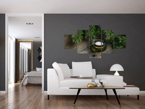 Obraz - świeca bożonarodzeniowa (125x70 cm)