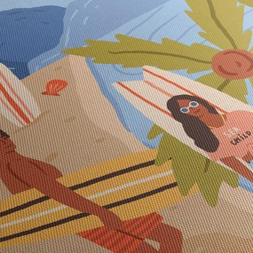 Obraz - Ciesz się życiem (170x50 cm)