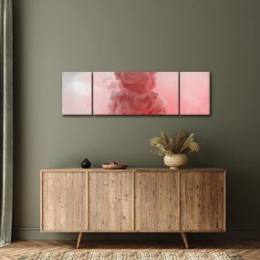 Obraz czerwonego dymu (170x50 cm)
