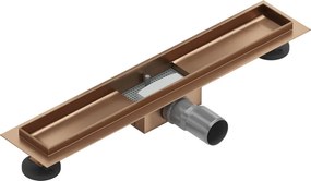 Mexen Flat korpus do odpływu liniowego 60 cm, miedź szczotkowana - 1C15060