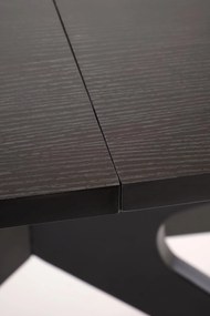 Stół do Jadalni rozkładany MDF czarny 180-240/100/76 cm SANDRO