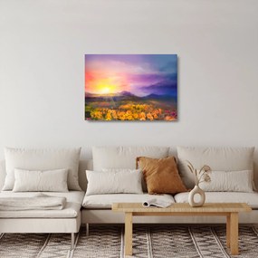 Obraz na szkle - O świcie (70x50 cm)