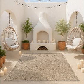 Dywan Kos nowoczesny zewnętrzny rombów, Natura, 80 x 150 cm