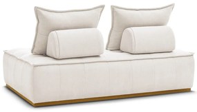 Biała sofa z materiału bouclé 175 cm Elisa – Bobochic Paris