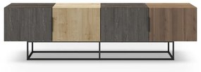 Szafka pod TV w dekorze dębu 200x55 cm Titan – Marckeric