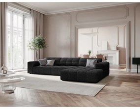 Antracytowy narożnik (prawostronny) Chicago – Cosmopolitan Design