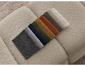 Beżowa ławka z materiału bouclé – Bobochic Paris