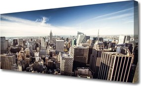 Obraz canvas Panorama Miejskich Drapaczy Chmur