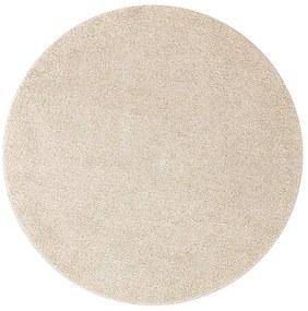 Kremowy dywan koło 120 z lateksowym spodem D2-M64