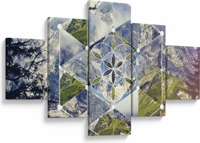 Obraz - Figura geometryczna (125x70 cm)