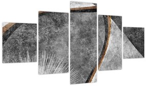 Obraz - Abstrakcja w betonie (125x70 cm)