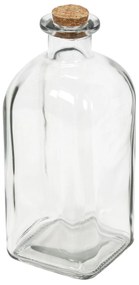 Szklana butelka z korkiem