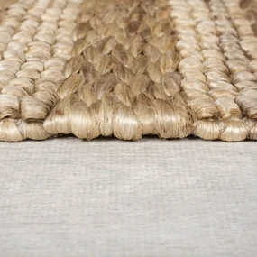 Naturalny dywan z kenafu tkany ręcznie 200x290 cm Drew Stripe – Flair Rugs