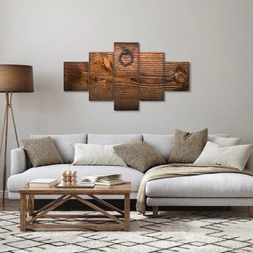 Obraz tekstury drewna (125x70 cm)