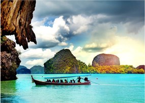 Obraz na szkle - Zatoka Phang Nga (70x50 cm)