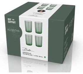 Szklanki zestaw 4 szt. 280 ml Kusintha – Bitz