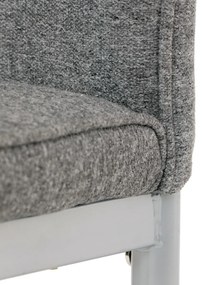 Zestaw krzeseł do jadalni DCL-379 GREY2, 4 szt.