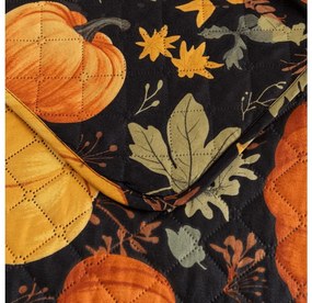 Narzuta na łóżko ORANGE PUMPKINS, kolorowy Rozmiar: 170 x 210 cm