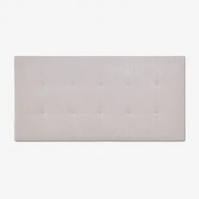 Tapicerowany Zagłówek Artur Tkaniny Beżowy Krem & 180 Cm - Sklum