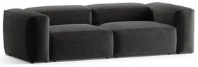 Ciemnoszara sofa 264 cm Bergano – Cosmopolitan Design