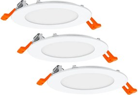 Osram - Zestaw 3x opraw wpuszczanych SPOT LED 8W/230V 3000K, kolor biały
