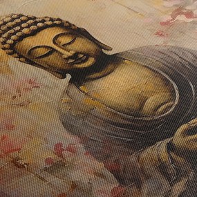 Obraz - Budda, malarstwo (170x50 cm)