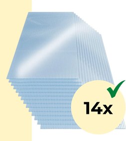 Poliwęglan komorowy MARK 4mm, 60,5x121x0,4cm, 14 szt., przezroczysta Jurhan