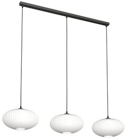 Nowoczesna lampa wisząca z mlecznymi kloszami - 6X D173 T4-B72