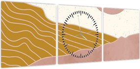 Obraz - Spacefrog design mountain N⁰3 (z zegarem) (90x30 cm)