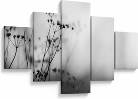 Obraz - Detal kwiatów polnych (125x70 cm)
