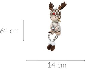 Pluszowa dekoracja świąteczna, 61 cm