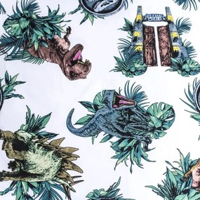 PrzytulneMieszkanie.pl PrzytulneMieszkanie.pl Świecąca bawełniana pościel JURASSIC WORLD ROAR kolorowa Rozmiar pościeli: 70 x 90 cm | 140 x 200 cm
