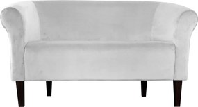 Sofa Milo tkanina Welur wygodna sofa tapicerowana do salonu i poczekalni : Kolor nogi - Venge, Kolor tkaniny - VELVET - MG39, Typ tkaniny - Velvet, Wysokość nogi - 20 cm