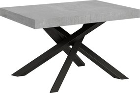 Stół rozkładany 130/234x90 cm Volantis cementu nogi antracytowe