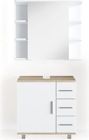 Zestaw mebli łazienkowych sonoma 60x33x60.8 ilias