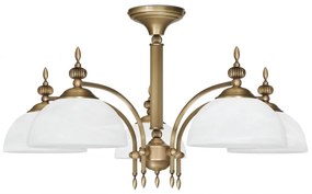 Niski złoty klasyczny żyrandol H-S5KN