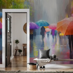 Fototapeta - Deszczowy dzień (196x136 cm)