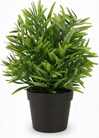 Roślina Dekoracyjna 26 cm Sztuczna Zielona w Doniczce do Domu Biura Ozdobna