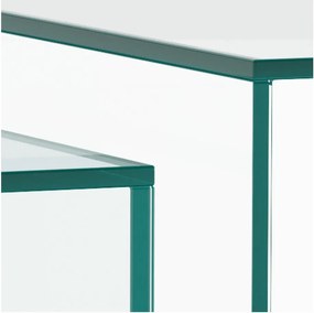 Szklane stoliki zestaw 2 szt. 50x50 cm Dice – Actona