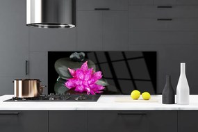 Panel Kuchenny Elegancja Zen: Kwiat I Głazy