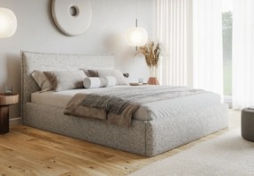 Łóżko Slim 14 z pojemnikiem i stelażem 160x200 cm, kolor Puente 06