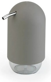 Szary plastikowy dozownik do mydła 230 ml Touch – Umbra