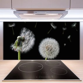 Szkło do Kuchni na Ścianę Złocisty Mniszek W Polu