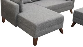 Sofa narożna Bella Narożnik Lewy 2 Szary